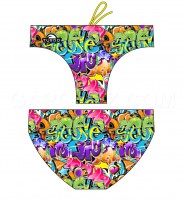 涡轮水球泳衣 涂鸦 730283