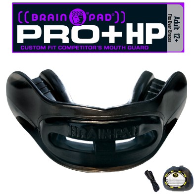 Brain-Pad Mouth Guard Double-Row High Perfomance WPR-300 BPWRP3HP BK/BK