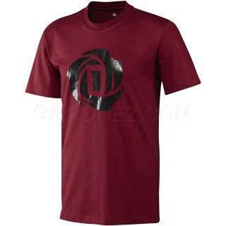 Adidas Баскетбол Футболка Rose Logo Цвет Кардинал Z55770