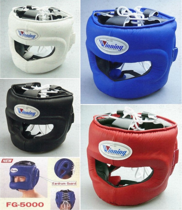 Winning Boxing Headgear FullFaced FG5000 Head Guard from Gaponez