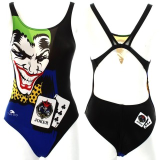 涡轮游泳女式宽肩带泳衣 小丑专业抵抗 894061