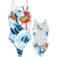 涡轮女式宽肩带泳衣 日式帐篷 896441