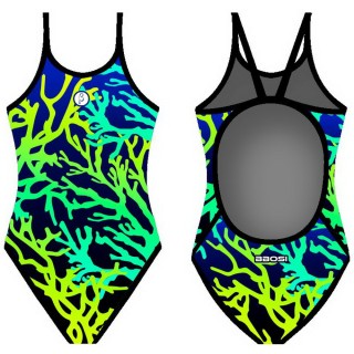 Bbosi 女士细肩带泳衣 珊瑚绿 K3Q4H