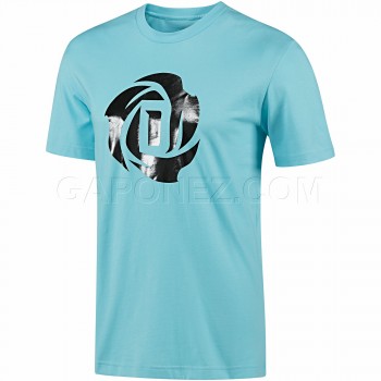 Adidas Баскетбол Футболка Rose Logo Голубой Цвет Z70458 мужская баскетбольная футболка
men's basketball t-shirt (tee)
# Z70458