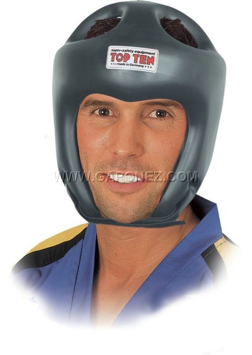 Top Ten Boxing Head Guard Fight Black Colour 4061-9