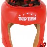 Top Ten Boxing Headgear Red Color 4068-4