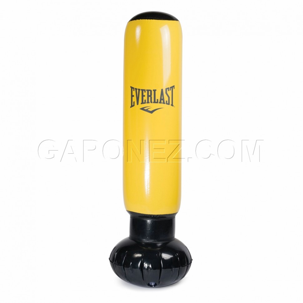 Silver Yellow EVERLAST Power Tower Inflatable Punch Bag Gold 