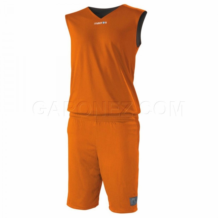 Macron Баскетбольная Форма Двусторонняя X300 Оранжевый/Черный Цвет 43201309