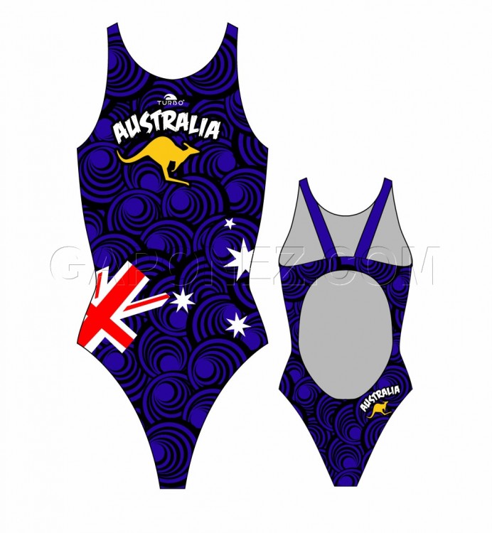 Turbo Swimming Swimsuit Womens Wide Strap Australia 893671