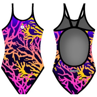 Bbosi 女士细肩带泳衣 珊瑚粉 K3Q6H