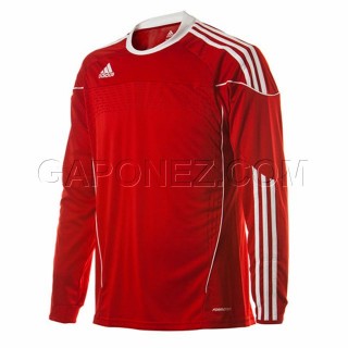 Adidas Футбол Одежда Футболка Condivo LS с Длинным Рукавом Красный Цвет P49187