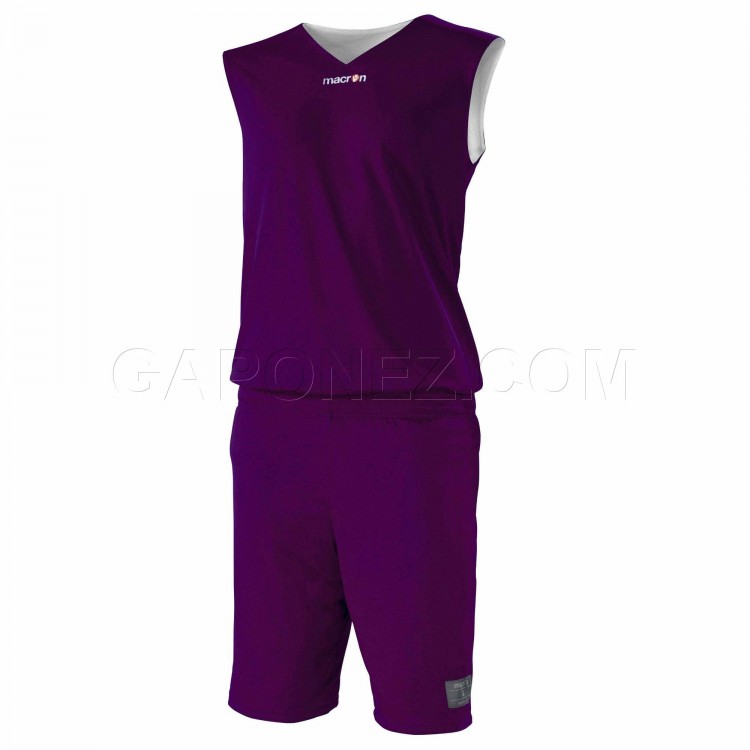 Macron Баскетбольная Форма Двусторонняя X300 Фиолетовый/Белый Цвет 43200601