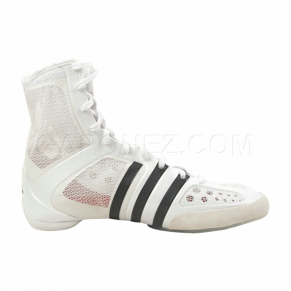 white adidas boxing shoes