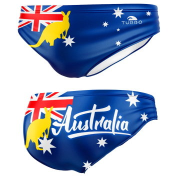 Turbo Water Polo Swimsuit Australia Lettering 730786