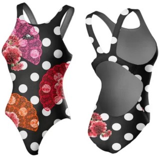 涡轮女式宽肩带泳衣 塞维利亚球迷 8307151