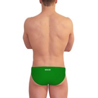 Bbosi 水球泳衣 纯绿色 K5AQH